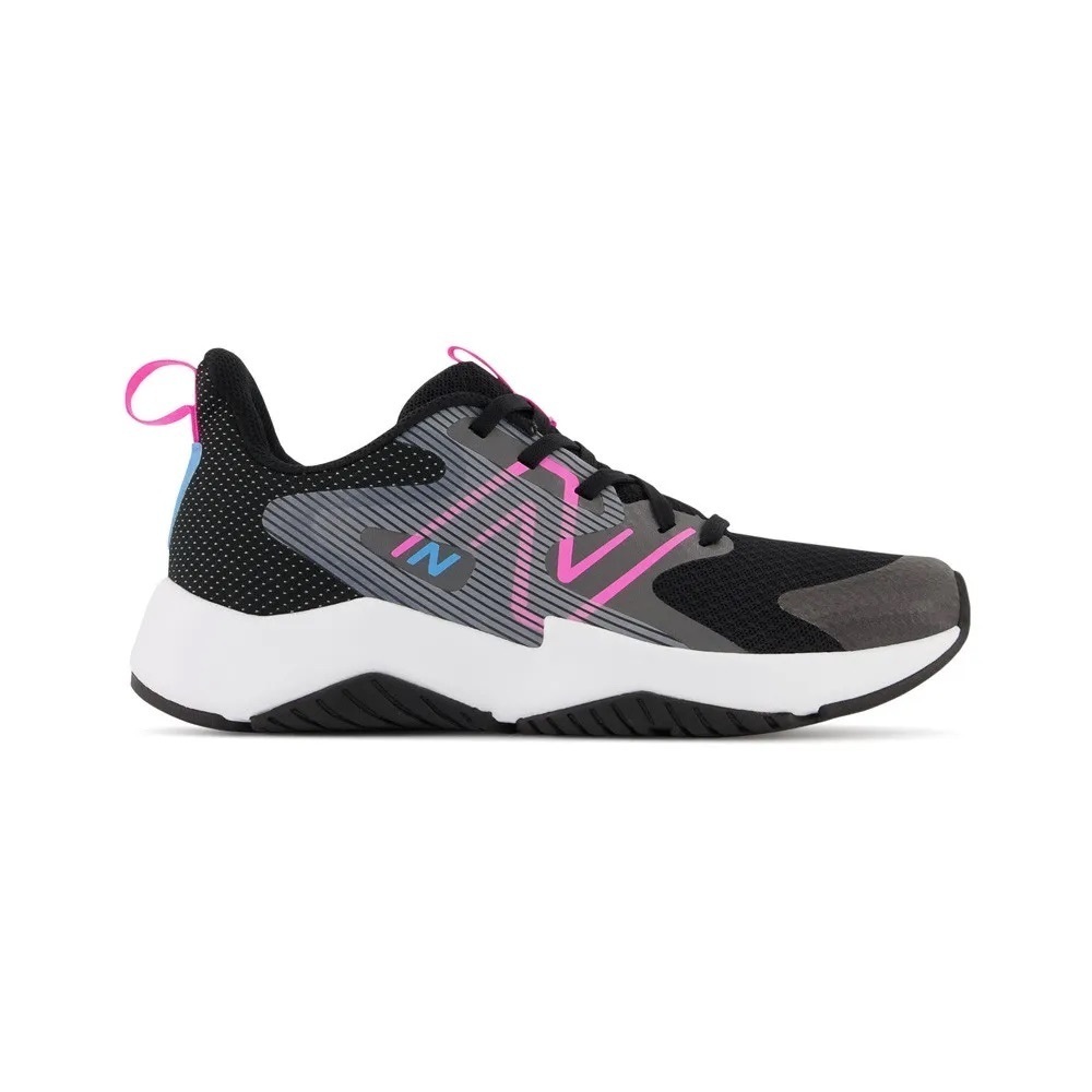 New New Balance Rave Run V2 Black Pink Running Shoes Sneakers 7 big kid